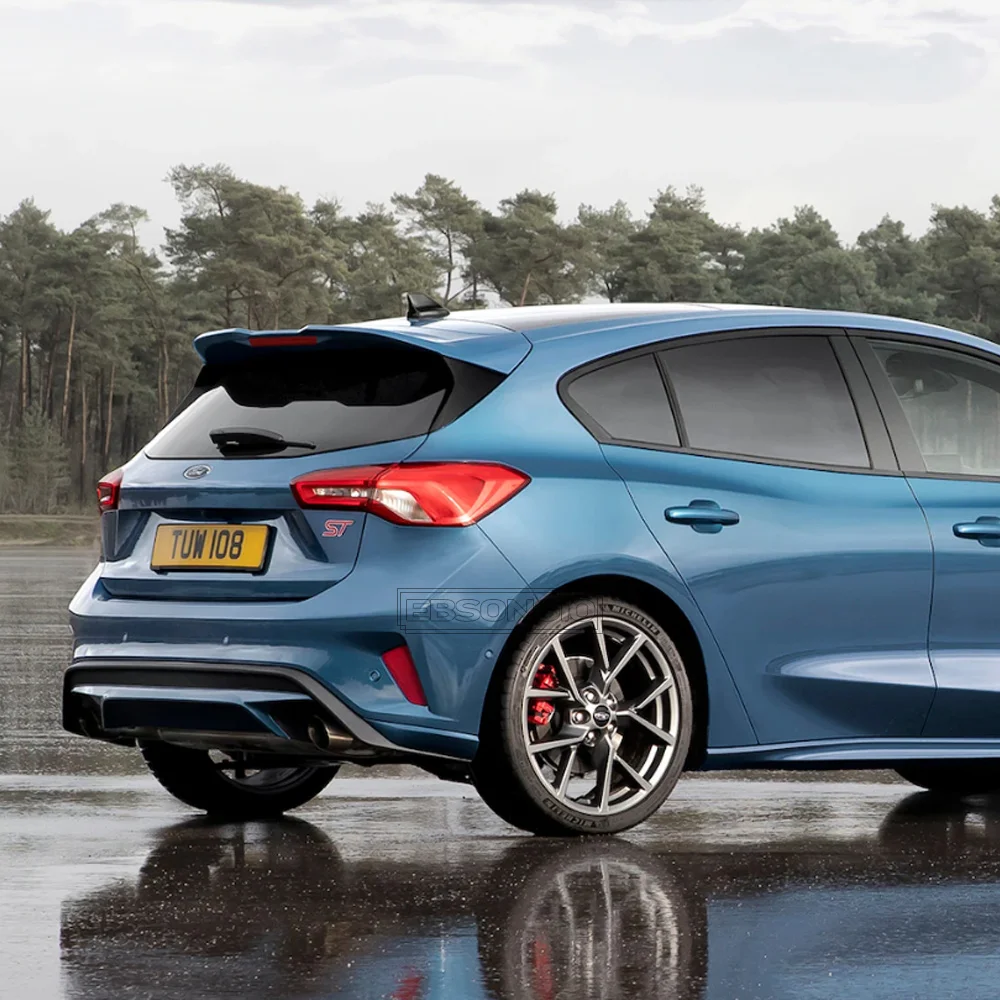Rear Roof Spoiler For Ford Focus MK4 ST-Line Hatchback 2019 2020 2021 ST Tail Spoiler Fixed Wings ABS Auto Replacement Parts