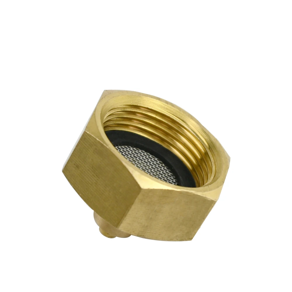 

5Pcs Copper Water Tap Adapter 3/4'' Female Thread to 6mm 1/4'' Pipe Mesh Sealed Ring Water Hose Connector for Plumbing