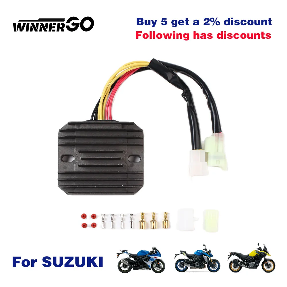 

Motorcycle Voltage Regulator Rectifier For Suzuki SV 1000 650 SV1000 SV650 K3 K4 K5 K6 K7 650 VL Volusia 2003-2007 32800-16G00