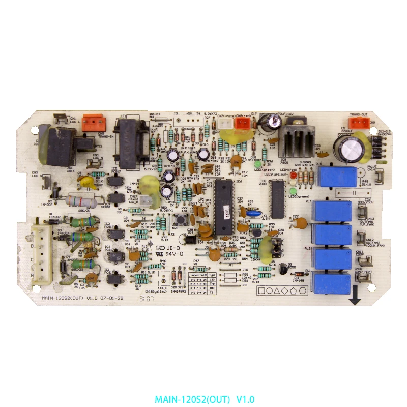 As peças são adequadas para MAIN-120S2 (OUT) V1.3 Midea 5P acessórios de ar condicionado placa de computador externa KF-120W/S-570L