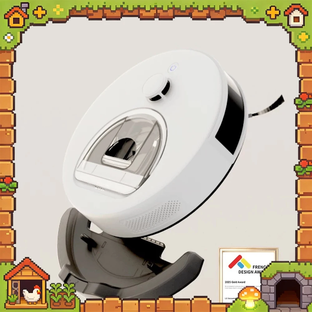 OKP L6 Sweeping Robot Vacuum DToF high precision navigation Robot Vacuum Cleaner Ground-attached vacuum suction port