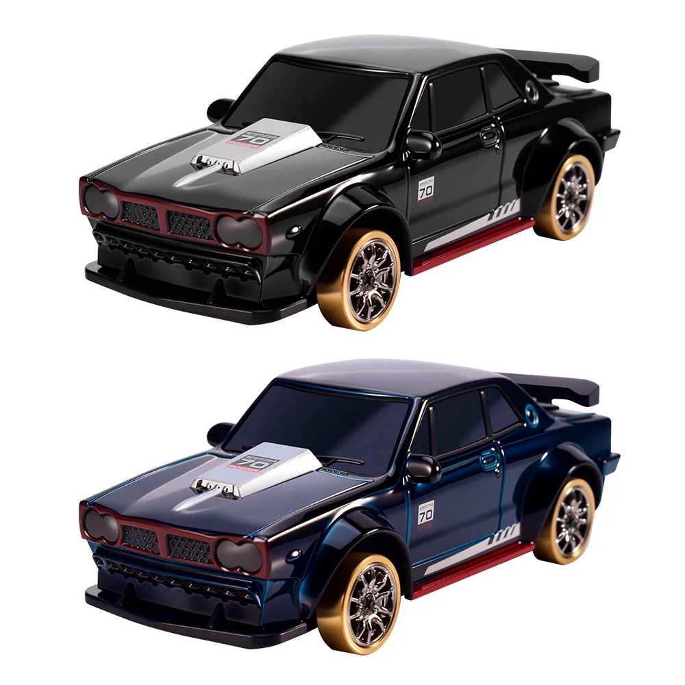 9IMOD 1/64 RC Drift Car 2.4G 4WD Full Proportional Remote Control Car with Gyro LED Lights Magnetic Charging High Low Speed