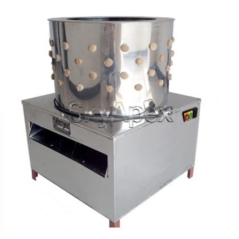 

Stainless Steel Automatic Small Poultry Plucking Machine Chicken Duck Goose Depilator Farm Use Dehairing Equipment