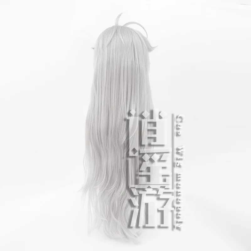 Genshin Impact Razor Cosplay Wig Silver Gray Wolf Boy Styling Halloween Gift