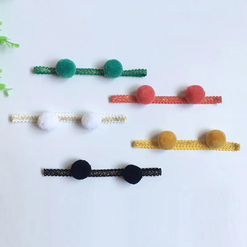 

Cute Hair Bandage Tie Band Headband Bow Turban For Children Soft Solid Color Baby Kids Sweet Hair Accessories Party Wedding 0-6M