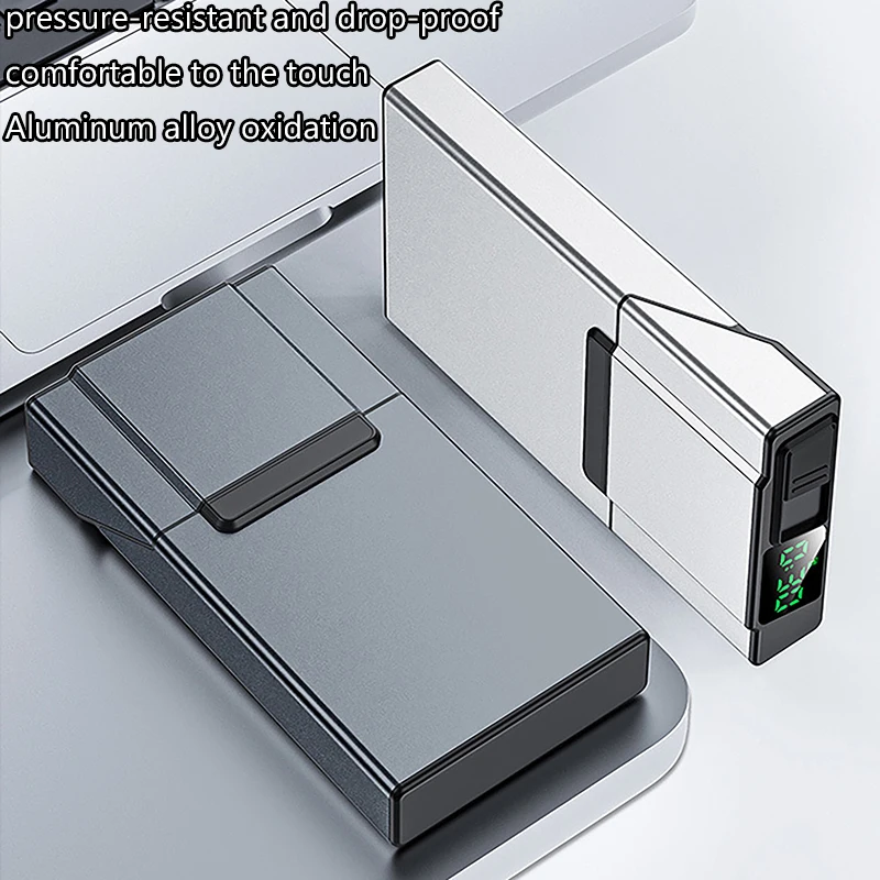 Creatieve Metalen Tijdslot Doos Voor Sigaret USB Zelfdiscipline Smart Tabak Case Met LED Display Aided Roken Stoppen