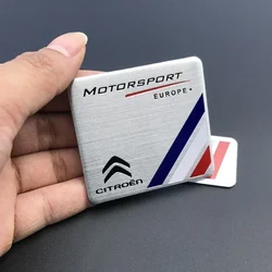 Metal Shield Styling Emblem Decal Car Sticker Rear Trunk lid Accessories For Citroen C3 C4 C5 Berlingo Saxo C4l Xsara Picass