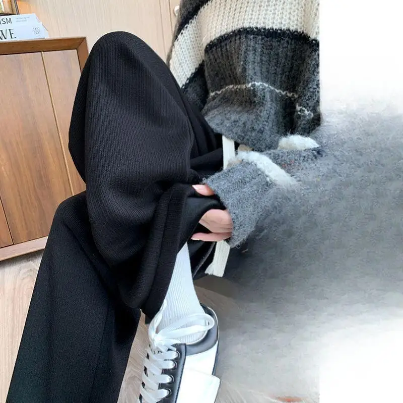 Pantalones de pierna ancha holgados para mujer verano Tie-Dye Resort en capas onda dividida Boho Amekaji moteado bambú-algodón ajustable de secado rápido