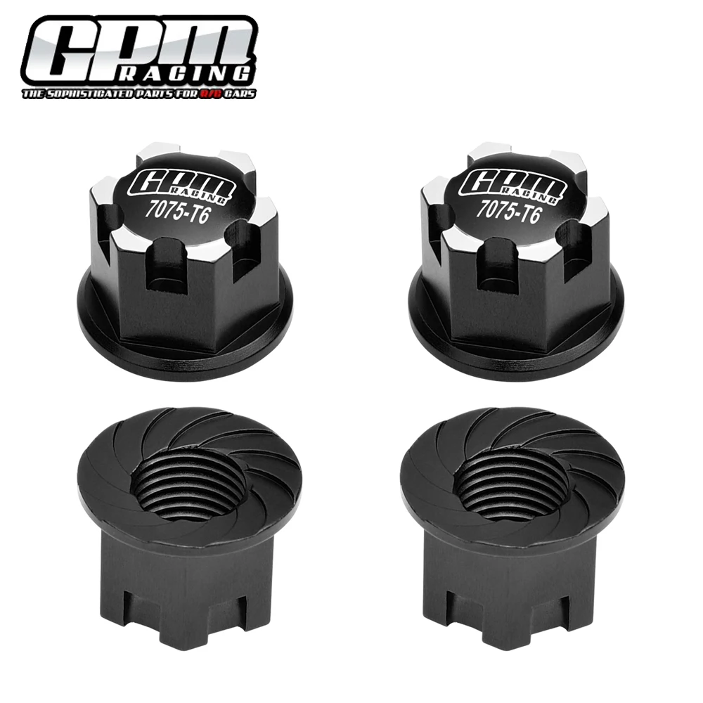 GPM for Traxxas 1/6 XRT 1/5 X-MAXX 8S 1/10 E-Revo 2.0 MAXX WideMaxx 1/8 Sledge MAXX SLASH 6S Metal 17mm Wheel Nuts Tire Nut 7758
