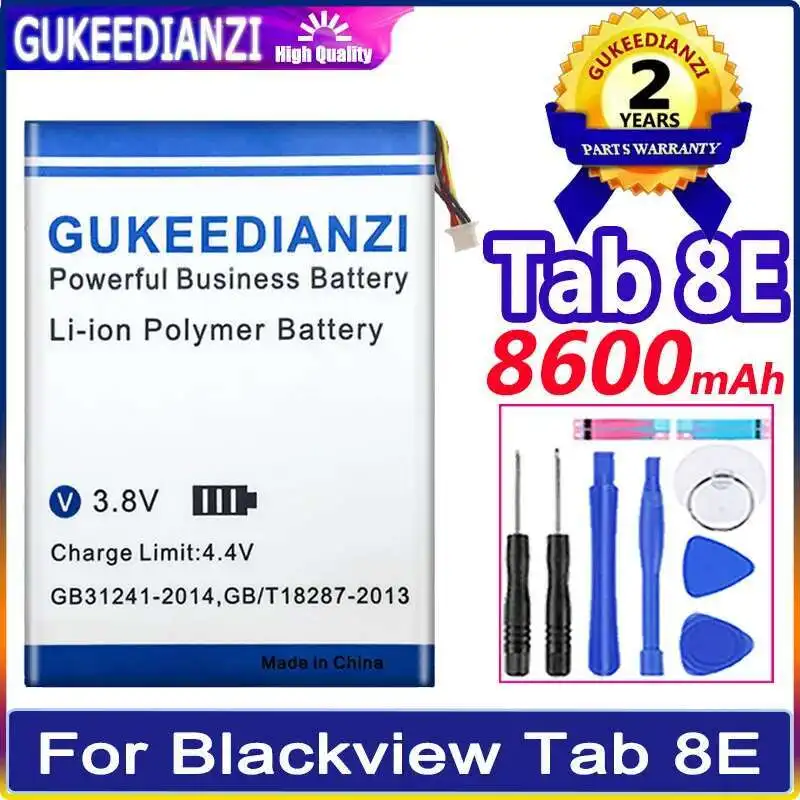 

For Blackview Tab 8E Tab8E 8600mAh Safe Tablet Battery