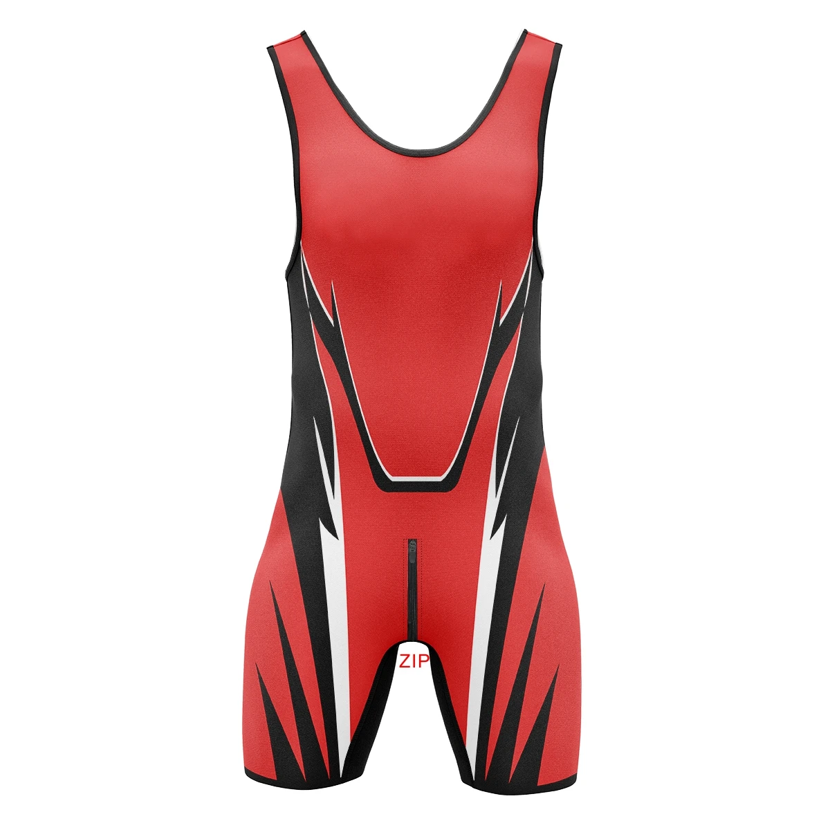 Mens Singlets Zipper Front Back PUP TRON SexyMan Sleepwear Bodysuits RT Wrestling One-Piece Undershirts Powerlifting Sleeveless