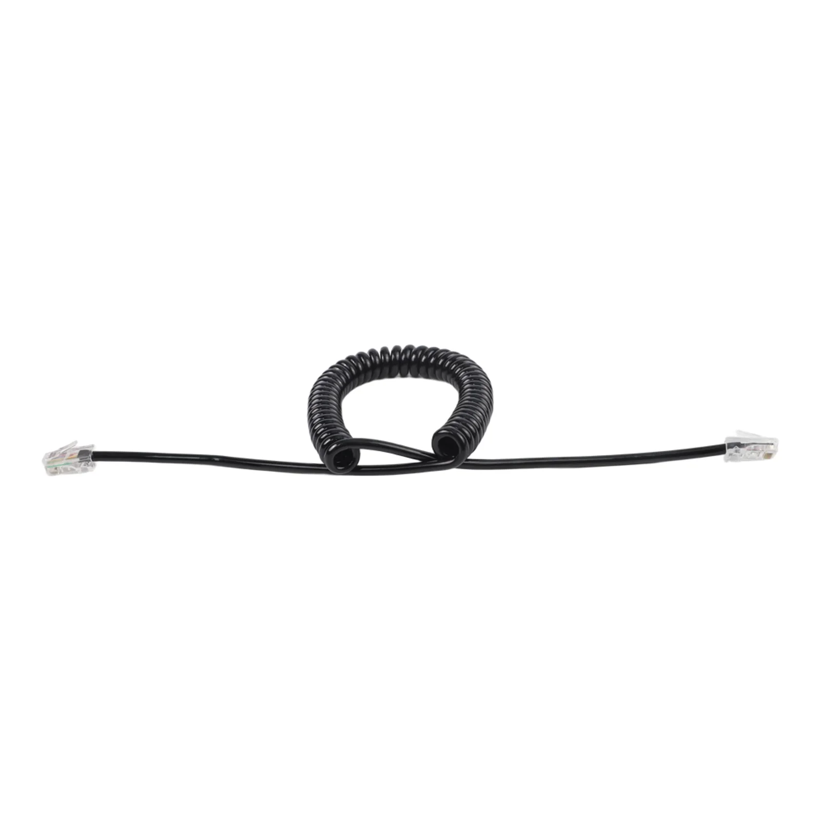 Handset Cord 8-core Mic Wire ABS Construction Easy Plug-in Installation Replacement Microphone Cable Car Radio Replacement