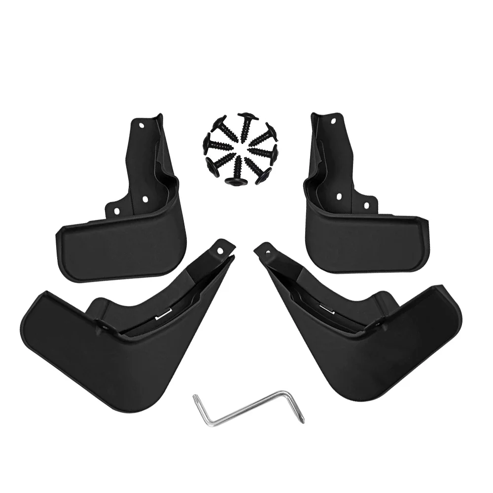 

For Honda Accord 2023-2025 Mud Flaps 08P00-30A-100 Material: PP Black Front and Rear Molded Splash Guards