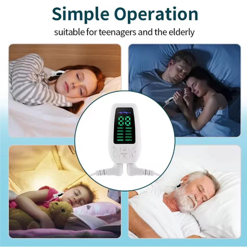A39M 10 Modes Sleep Aid Device Microcurrent A CES Sleeping Instrument Fast Sleeping Health Care