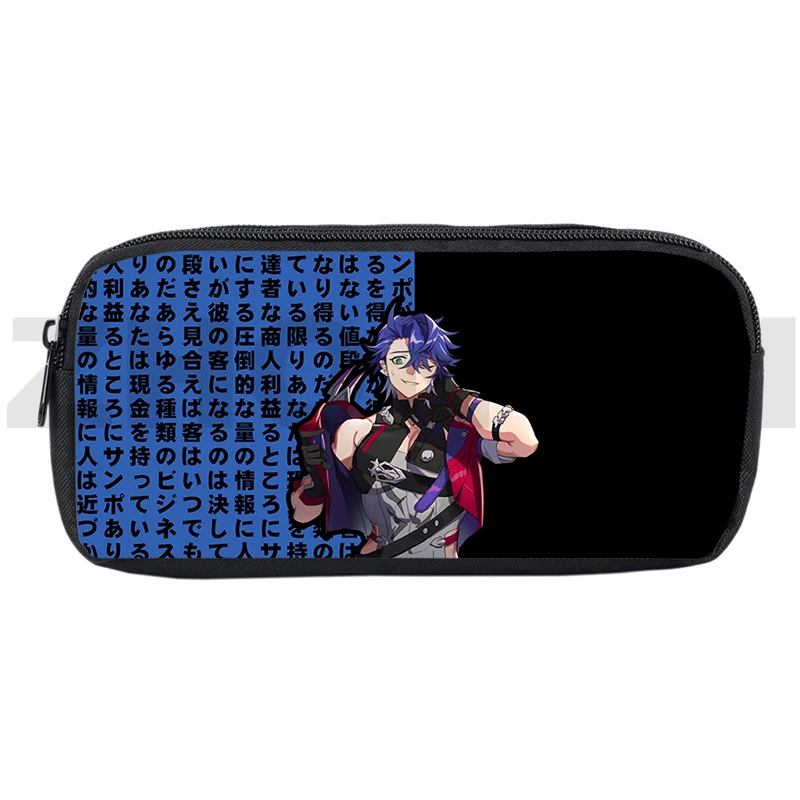 Game Honkai Impact 3rd Pencil Case Large Capacity Travel Cosmetic Organizer Boys Girls Honkai Impact 3rd Stationery Storage Bags