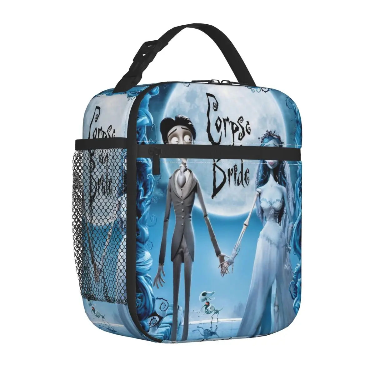 Corpse Bride Emily Product Insulated Lunch Bags For Work Food Storage Bag Reusable Cooler Thermal Lunch Boxes