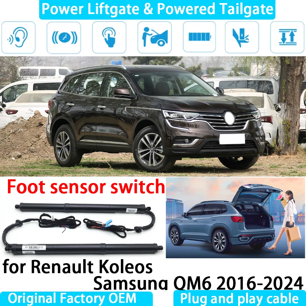 

for Renault Koleos Samsung QM6 2016-2024 Automatic Electric Power Liftgate Powered Tailgate Strut Tail Gate Lift System