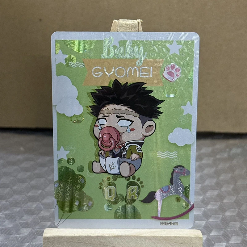 Aikaho Ds-06 Carte QR Anime Demon Slayer, Carte da Collezione di Kochou Shinobu e Kanroji Mitsuri, Regali di Natale e Compleanno, Giocattoli per Bambini