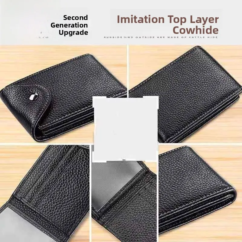 New 2026 Driver License And Registration Card Holder Men's Style Two-In-One Leather Wallet for Men And Women