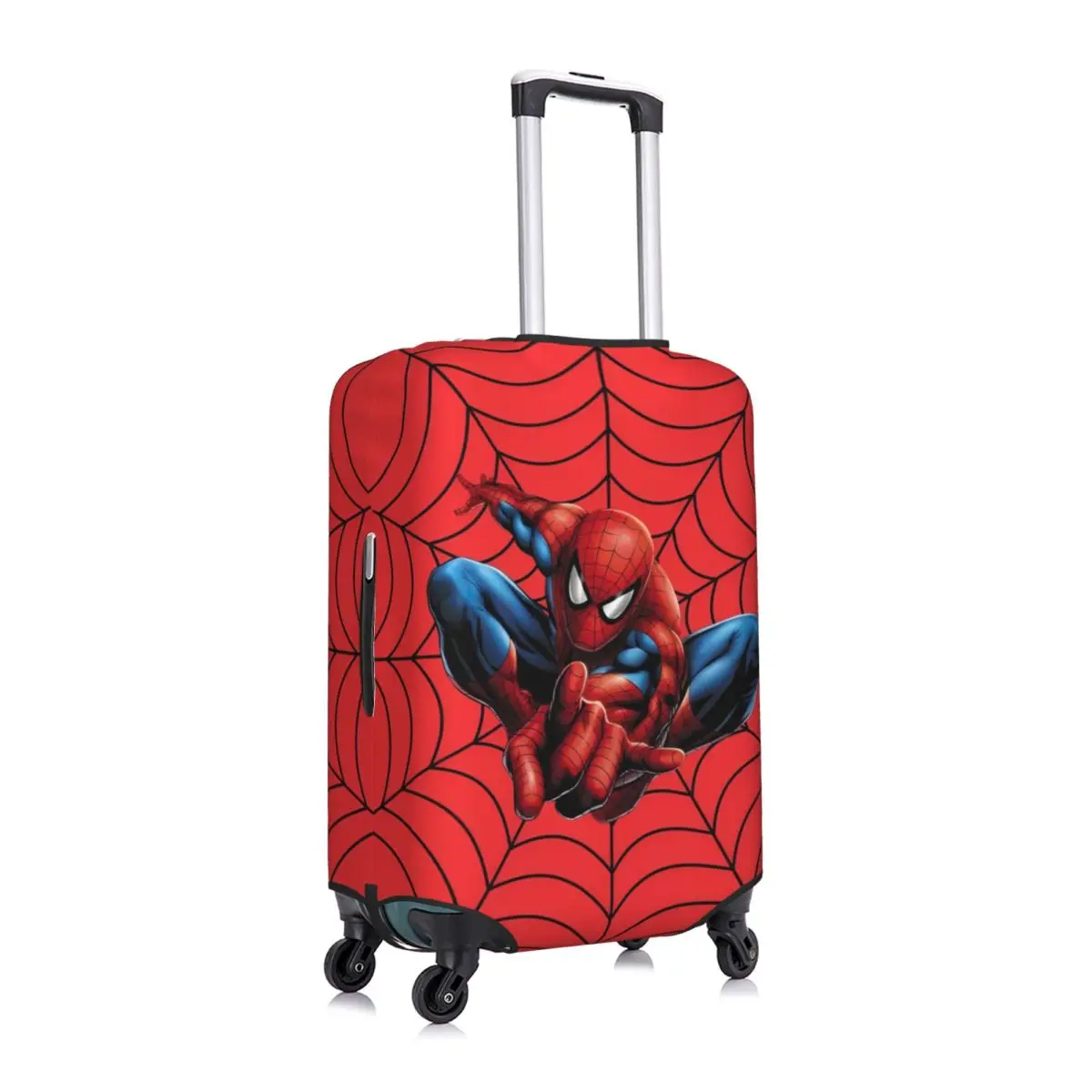 Spider Man Spider-Man Travel Luggage Cover Fashion Suitcase Protector Washable Baggage Covers Fits 18-32 Inch Luggage