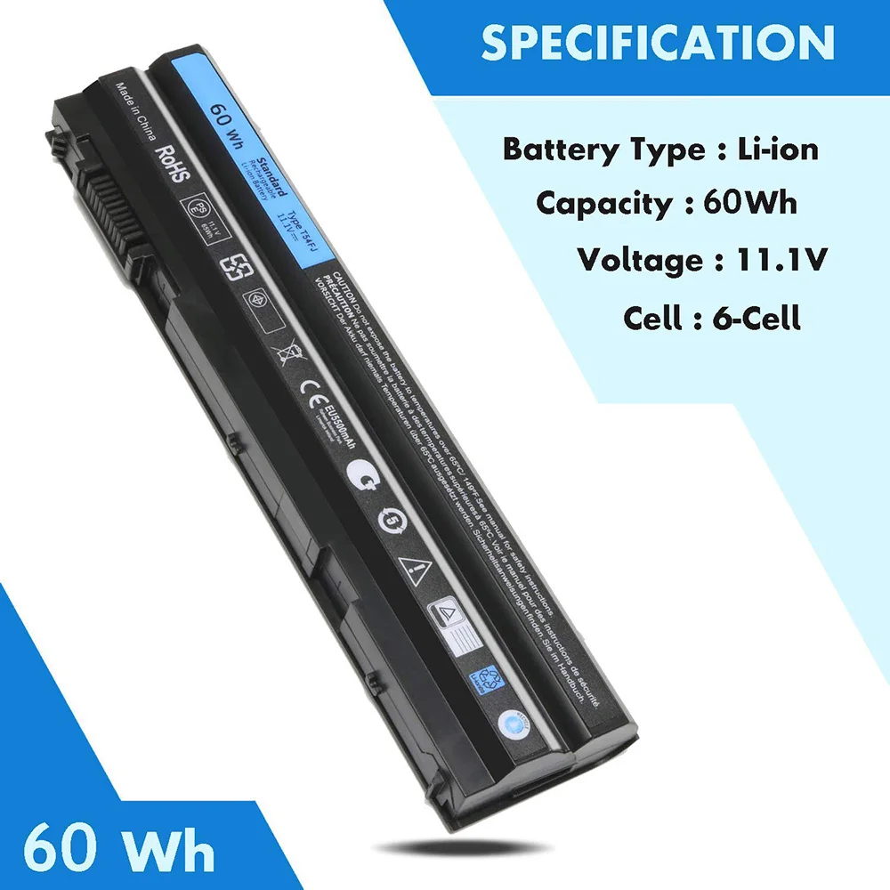 Asli dan baterai Battery untuk Dell Latitude E5420 E5430 E5520 E5530 E6420 E6430 F33MF M5Y0X 009K6P baterai laptop