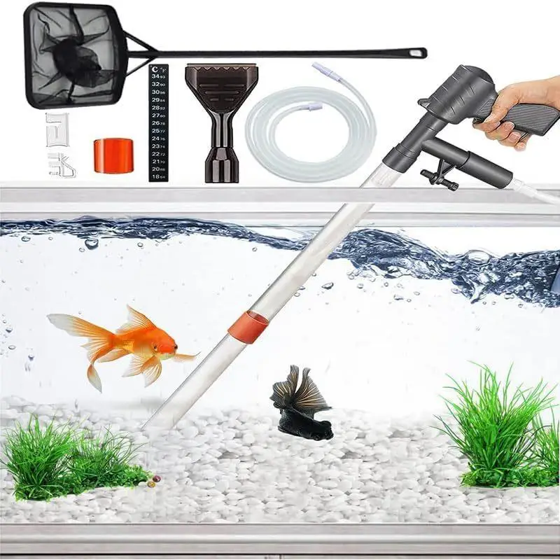 semi-automatic-aquarium-water-changer-small-fish-tank-vacuum-cleaning-air-operated-water-exchange-device-plastic-material
