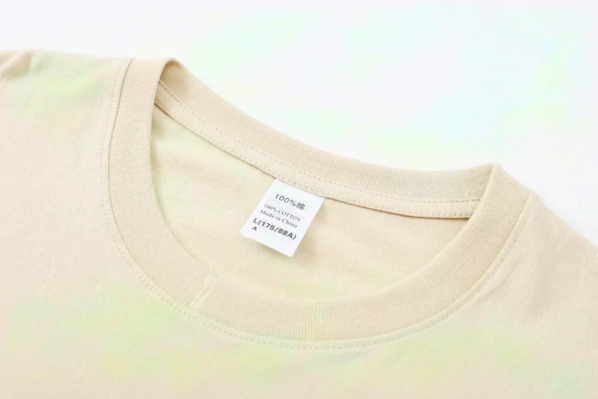 Cotton100 Hochwertiges Design Marken-T-Shirt für Herren, Sommer, Kurzarm, Rundhalsausschnitt, Vielseitig, Modisch, Sportlich, Lässig, mit Stickerei – Detail 15