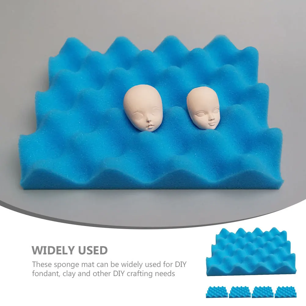 5 قطعة حامل تجفيف فندان الإسفنج حصيرة لأدوات الخبز النمذجة الطين ، الحصير الإسفنج الطين الجاف ، وسادة تشكيل فندان ، كعكة الحرفية #1