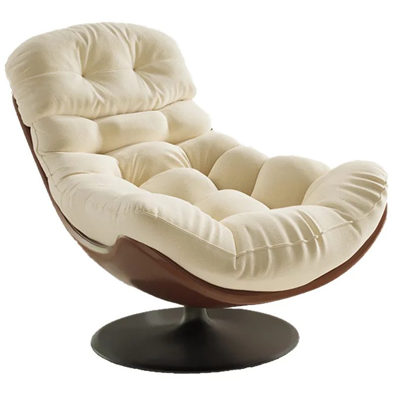 Single lazy sofa rotating backrest chair can sit and lie down lazy chair living room balcony casual lazy rocking chair