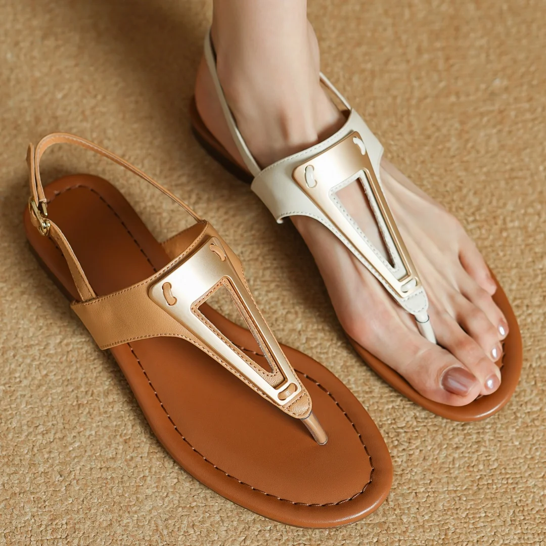 

Женские сандалии на плоской подошве из овчины с узким ремешком и Т-образным ремешком, высококачественные мягкие удобные повседневные женские летние шлепанцы, пляжная обувь, хит продаж