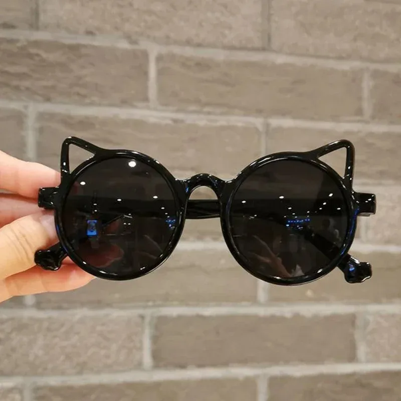 Mädchen Jungen Niedliche Tier Cartoon Ohren Sonnenbrille Outdoor Sonnenschutz Kinder Schöne Vintage Sonnenbrille Schutz Klassische Kinder – Detail 8