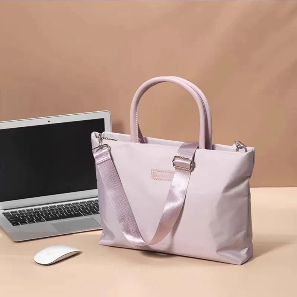 Durable 16 Inch Laptop Bag Shockproof Waterproof Laptop Sleeve Stylish Large Capacity Shoulder Straps Handbag Office Use