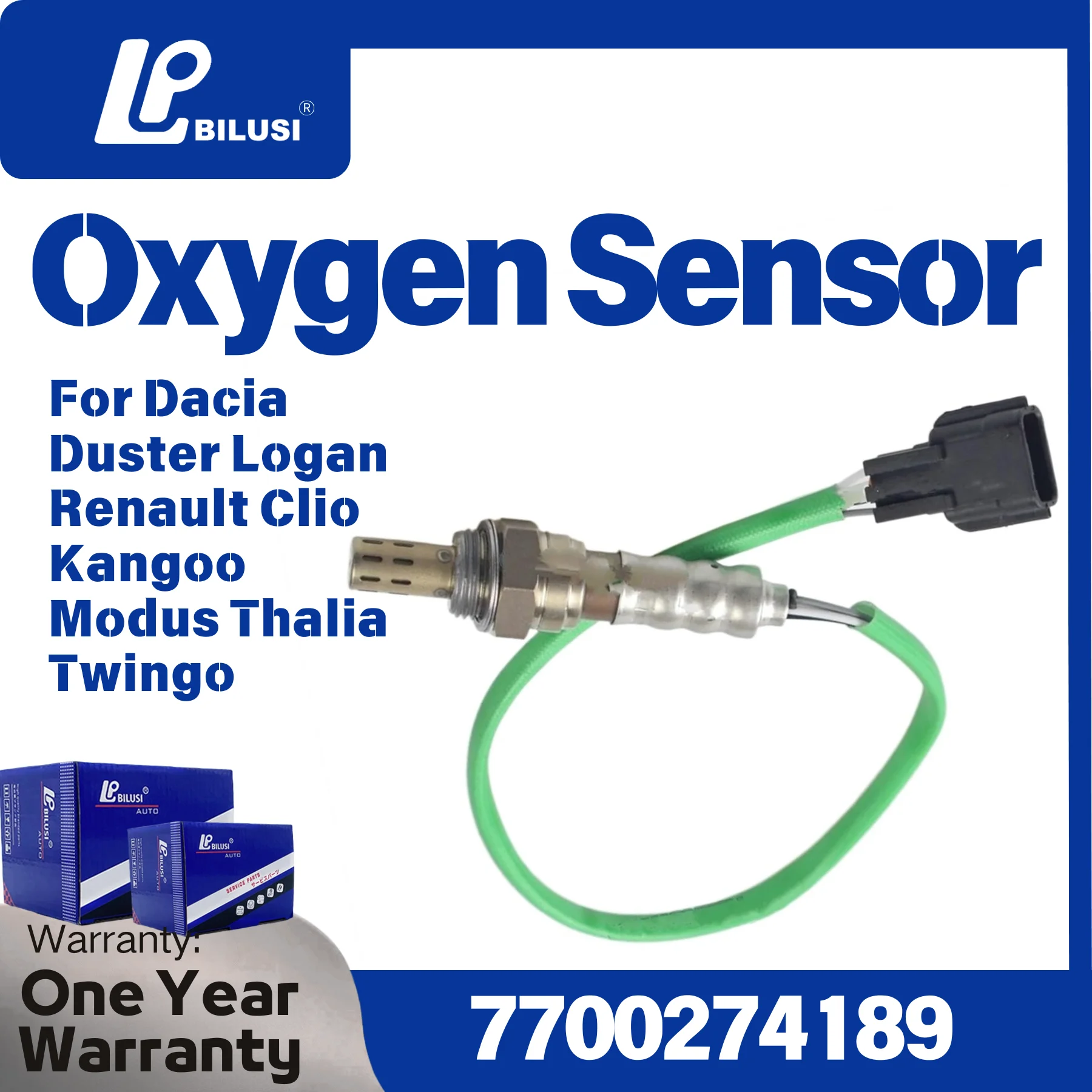

BILUSI Oxygen Sensor Lambda Sensor 7700274189 For Dacia Duster Logan Renault Clio Kangoo Modus Thalia Twingo