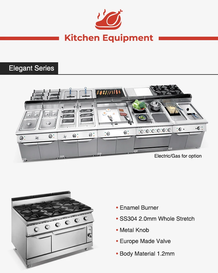 Commercial Kitchen Solutions Hotel Restaurant Kitchen Equipment for Food Service Industry