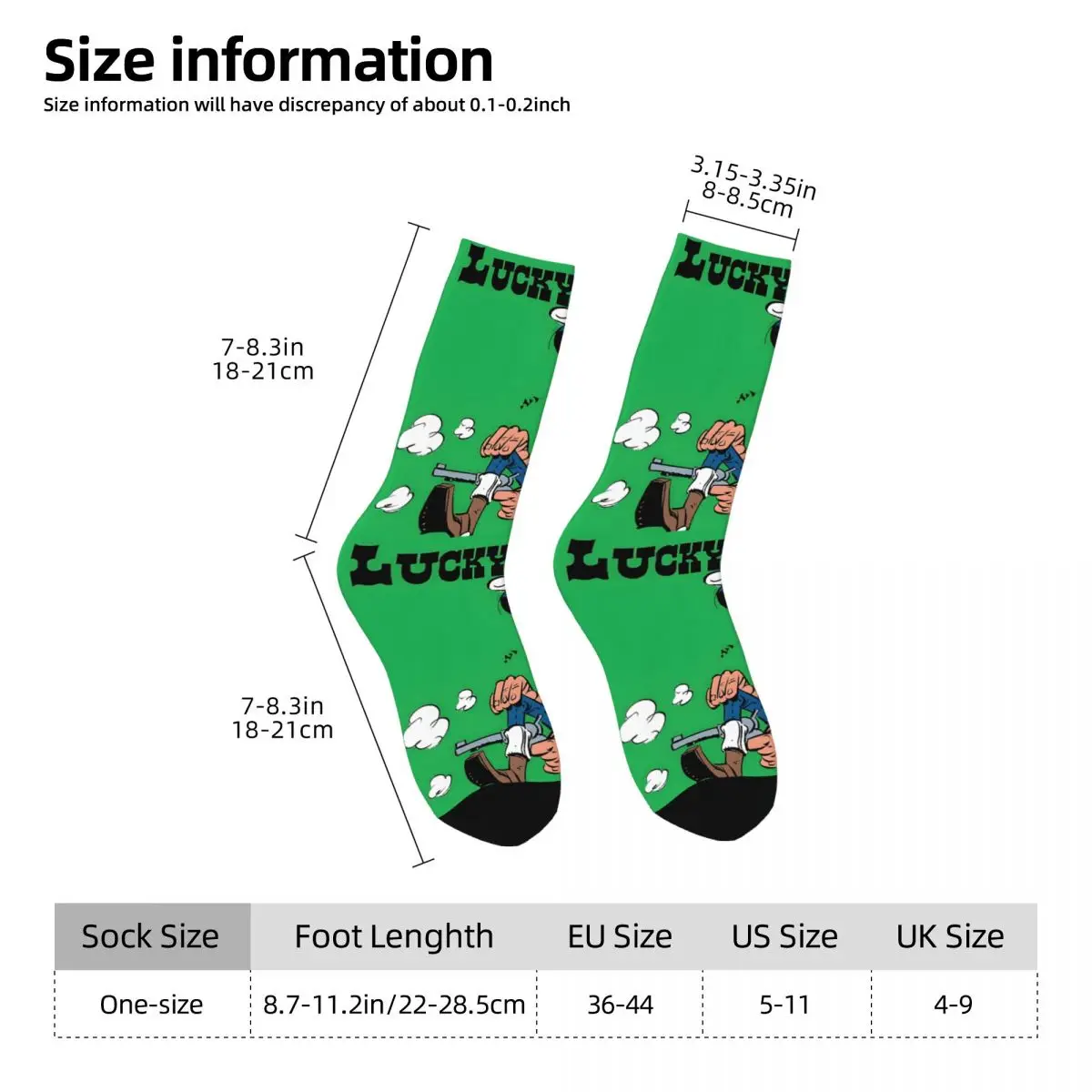 Cowboy Adventure Anime Kawaii Socks Travel Cartoon Pattern Socks