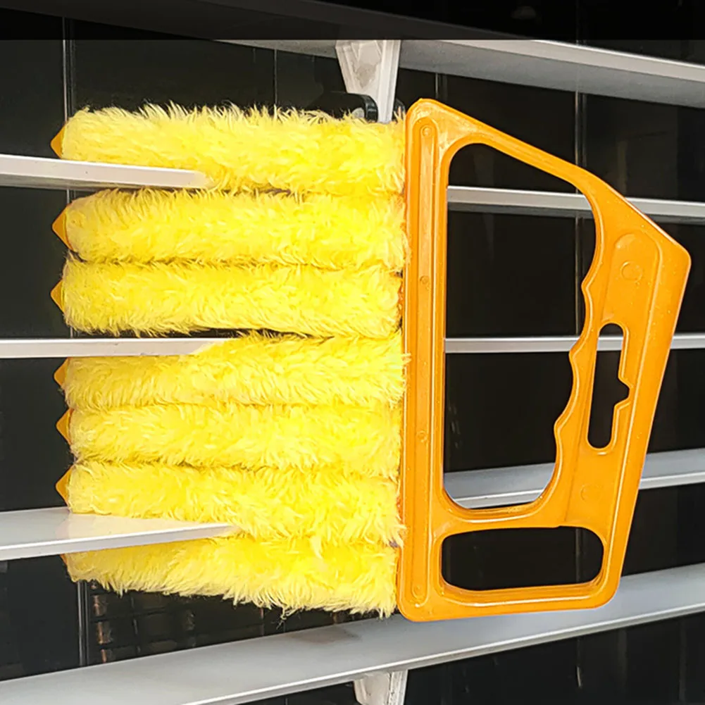 Window Cleaning Brush Microfiber Air Conditioner Cleaning Duster Cleaner Wash Venetian Blind Blade Cleaning Cloth Kitchen Tool