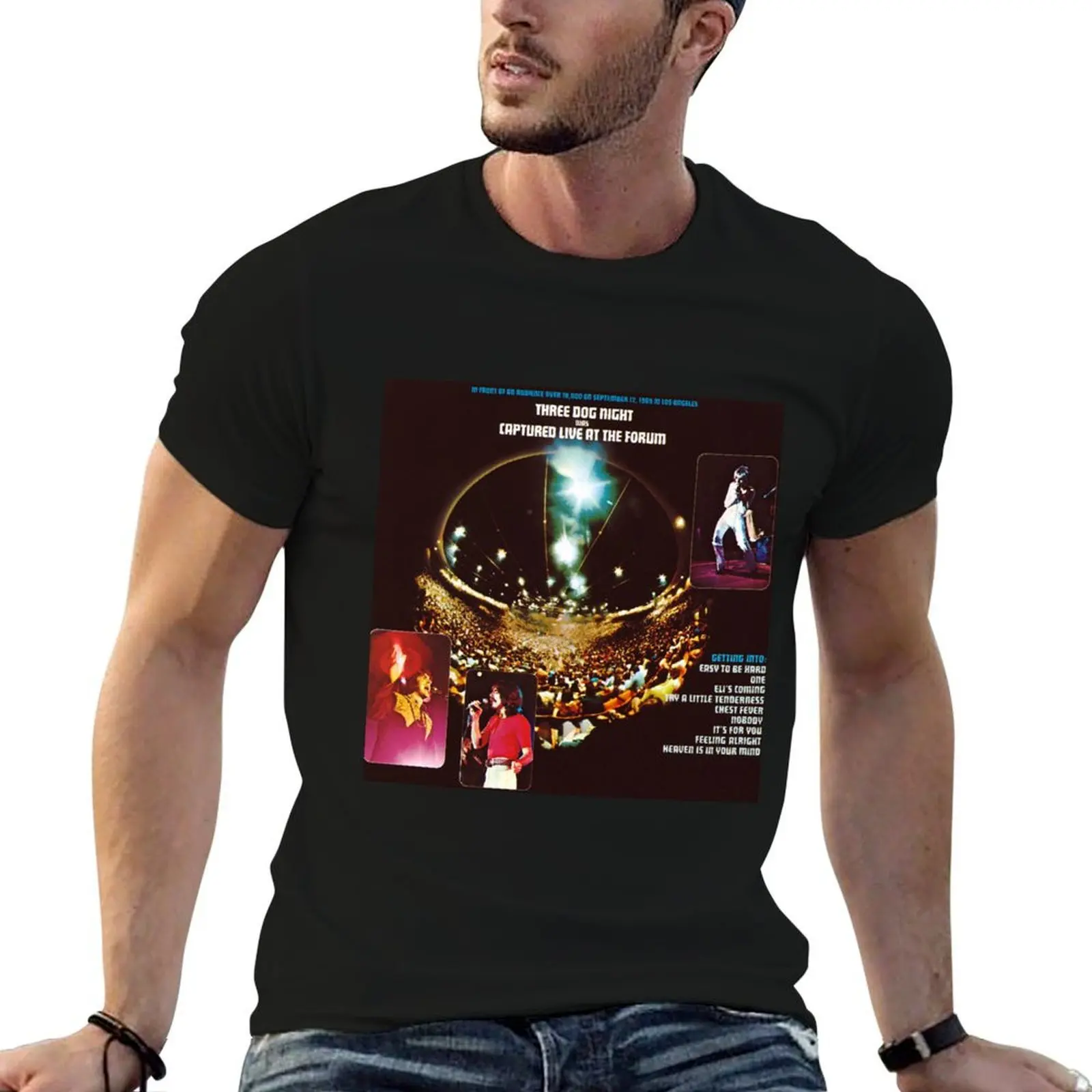Captured live at the forum T-Shirt fashion shirts croswit shirt man compression shirt men