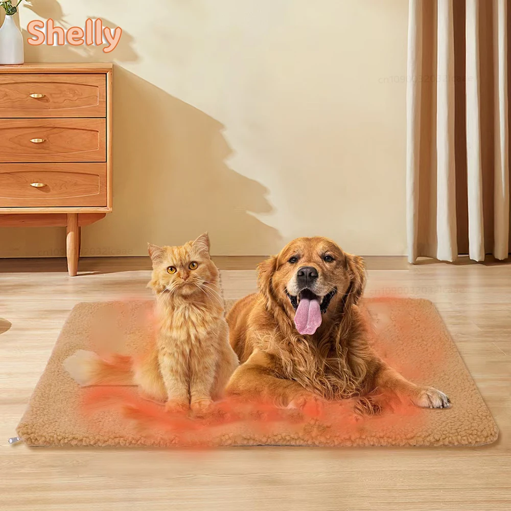 Self Heating Cat Pad Washable Self Warming Cat Bed Thermal Cat Dog Mat Warm Pet Mat for Kittens Small Puppy Pets Sleeping