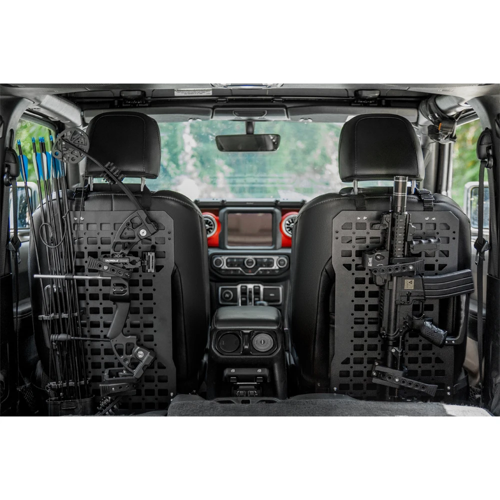 Functional Handheld Tactical Panel for Universal Cars Seat Back Bracket  Offroad Car Parts Accessories