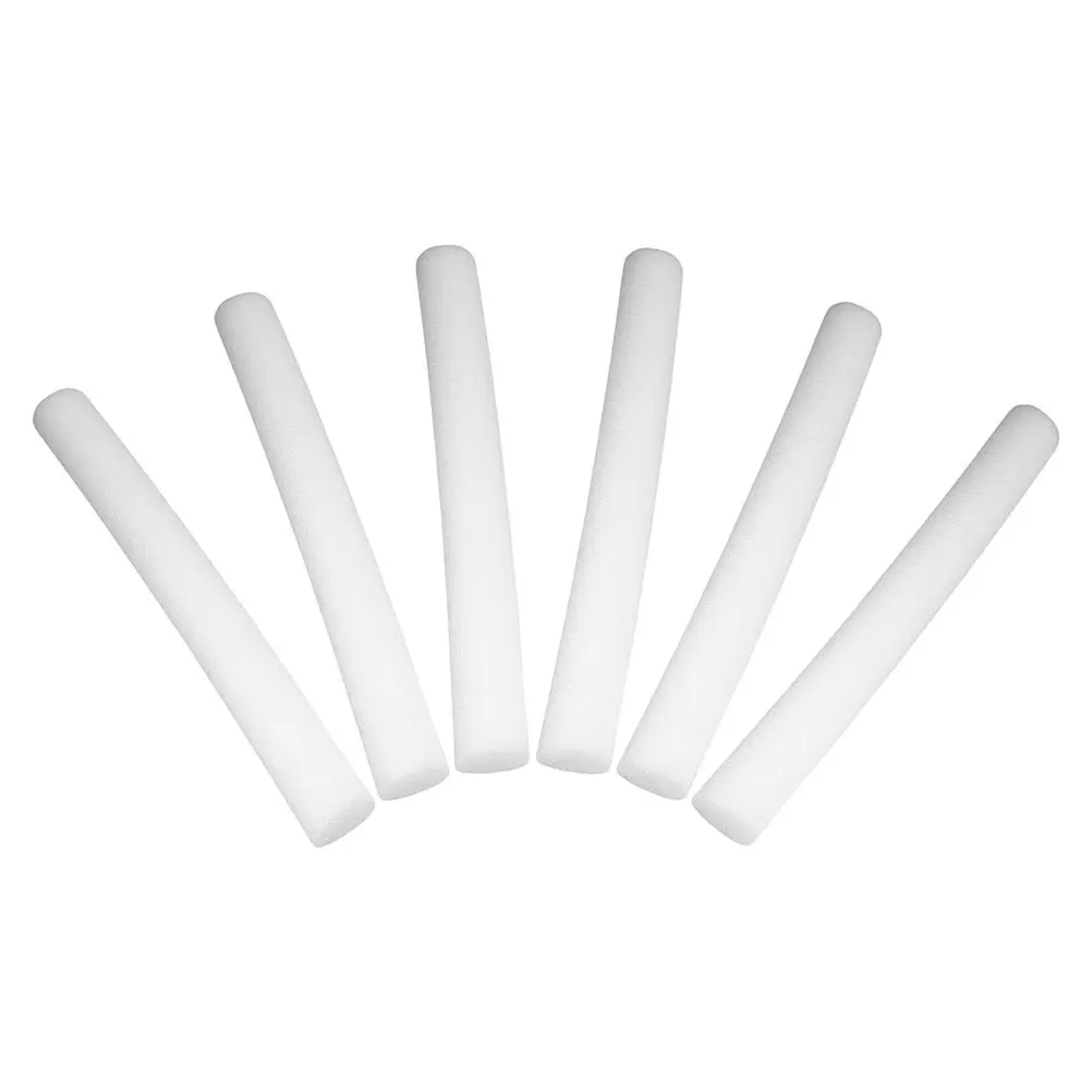 6 قطعة أعواد رغوة بيضاء 15.72 بوصة أعمدة رغوة عالية الصلابة لترتيب الزهور الحرف النمذجة يعرض قضبان الزهور #6