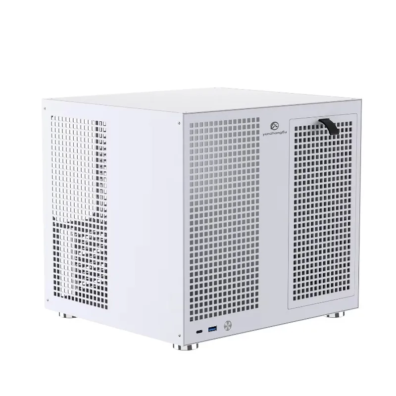 Sagittarius 8-Bay NAS Chassis with Backplane, Supports ATX PSU & MATX Motherboard, Full Height PCIe for AIO Server