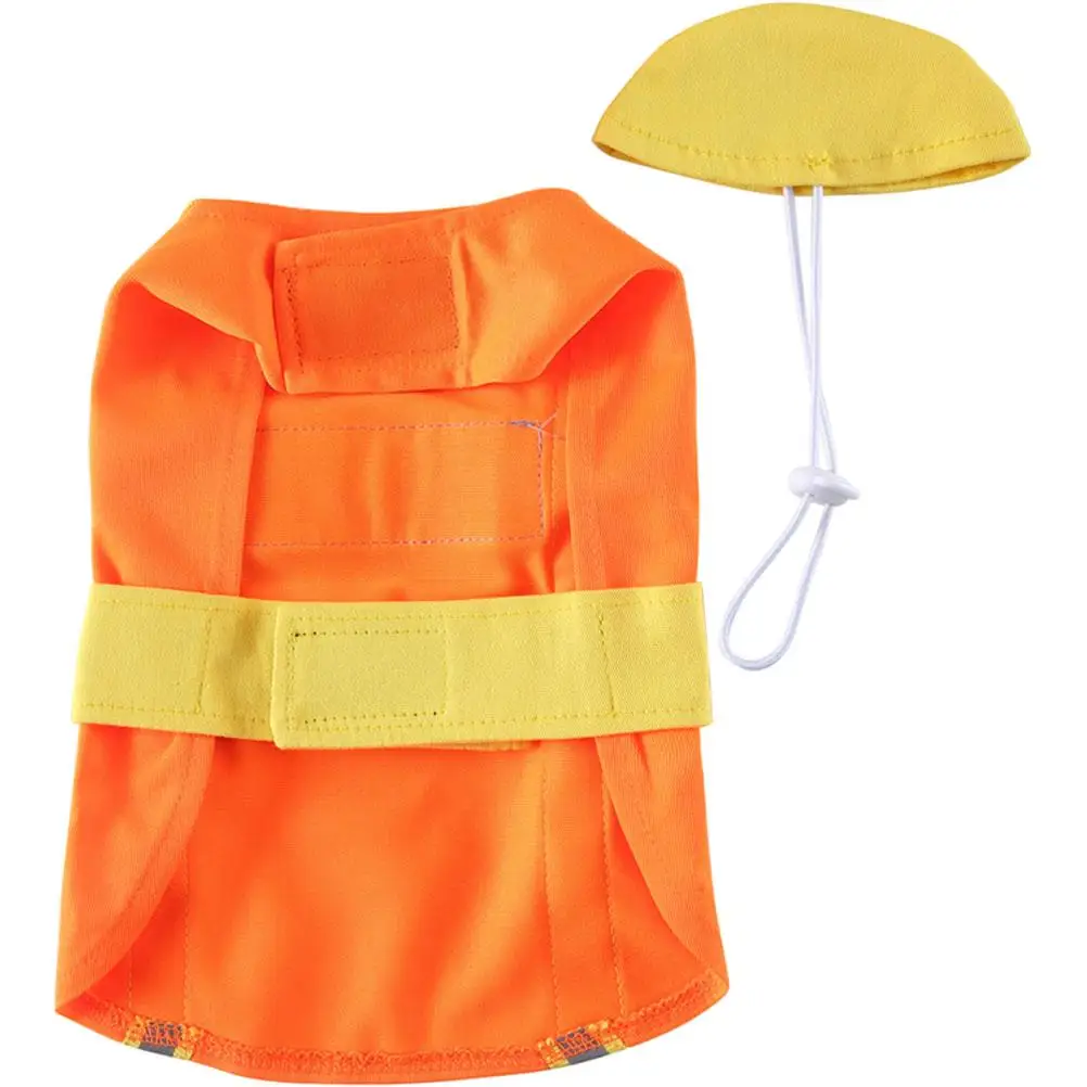 

Pcs Polyester Pet Clothes Wear Resistant Dog Costume Engineer Appearance Puppy Jacket Festive Apparel Dog Coats Dogwear Pet