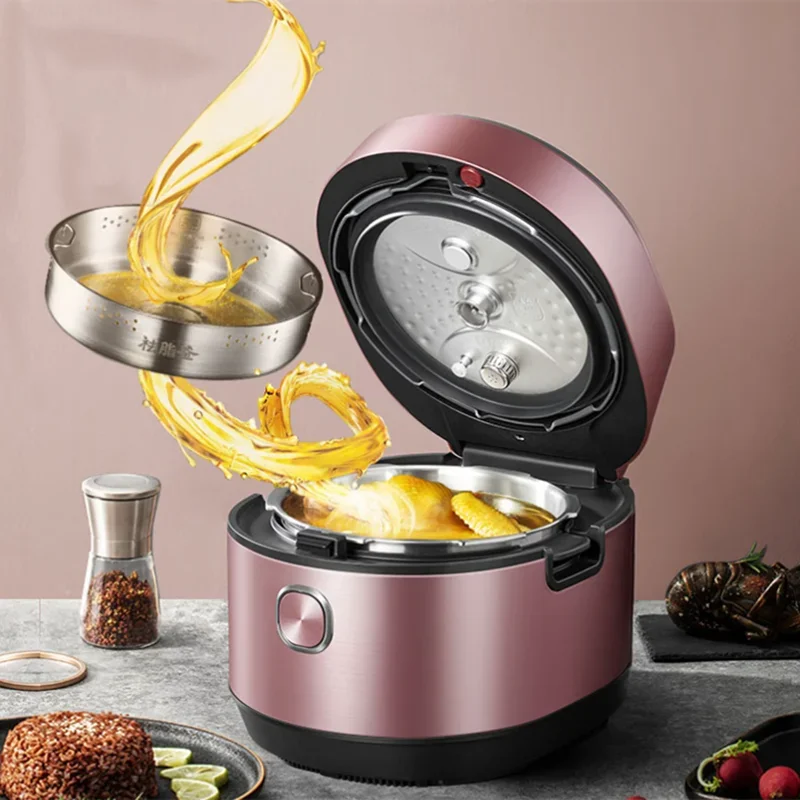 ميديا منخفضة الدهون سلسلة طنجرة الضغط ذكي IH التدفئة 5L جهاز طهي الأرز غير عصا متعدد الأواني الداخلية لمدة 3-6 أشخاص