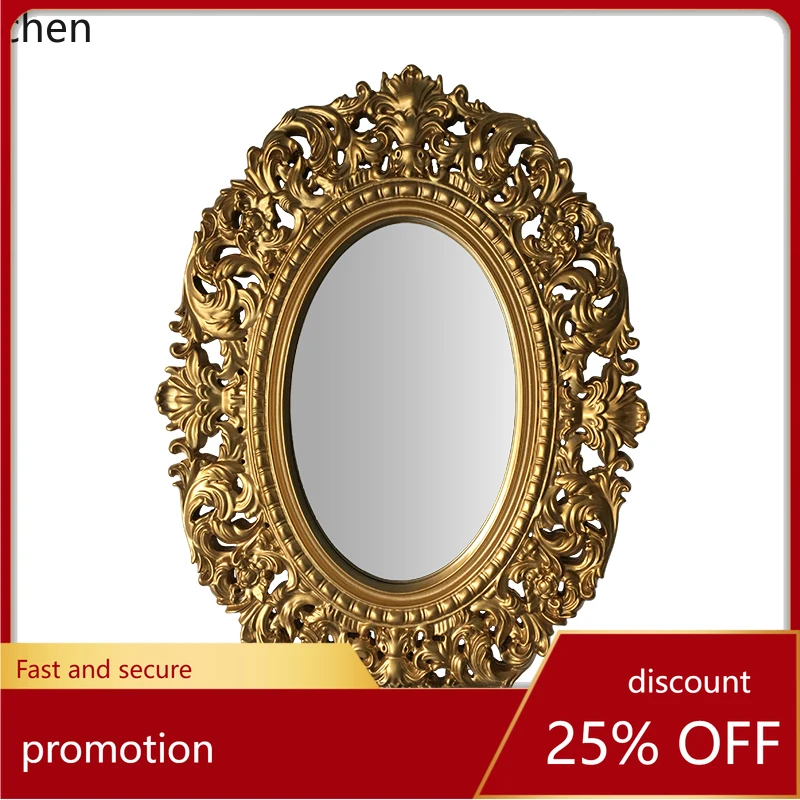 YFY Creative Dining-Side Mirror Model Room Background Wall Wall Hanging Mirror Wall Decoration