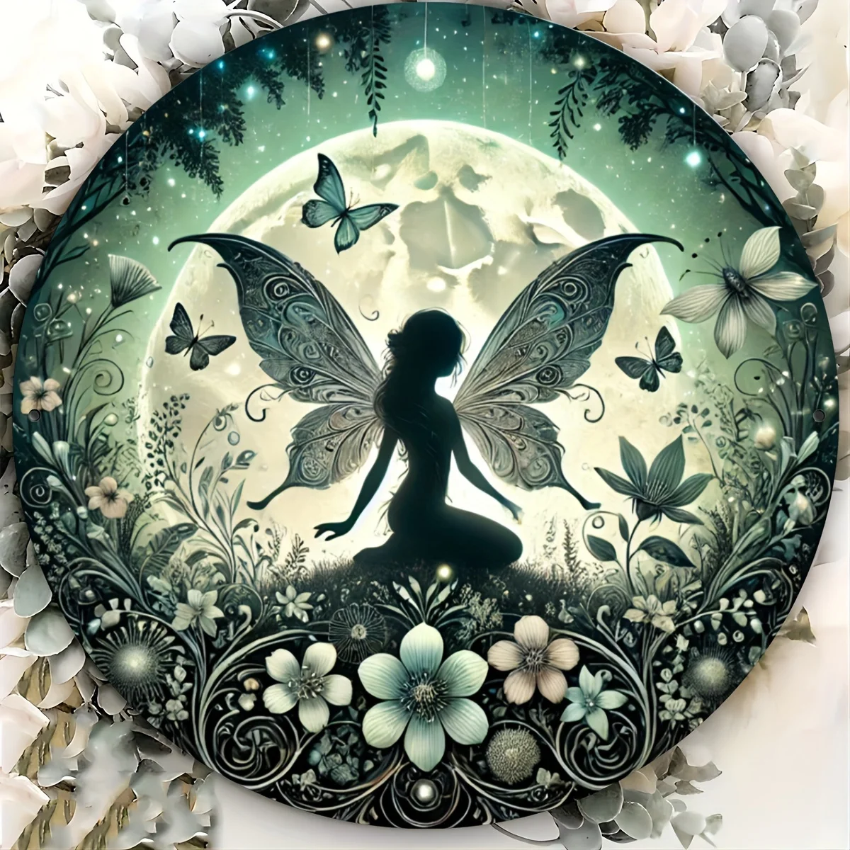 1Pc, Vintage Round … - image