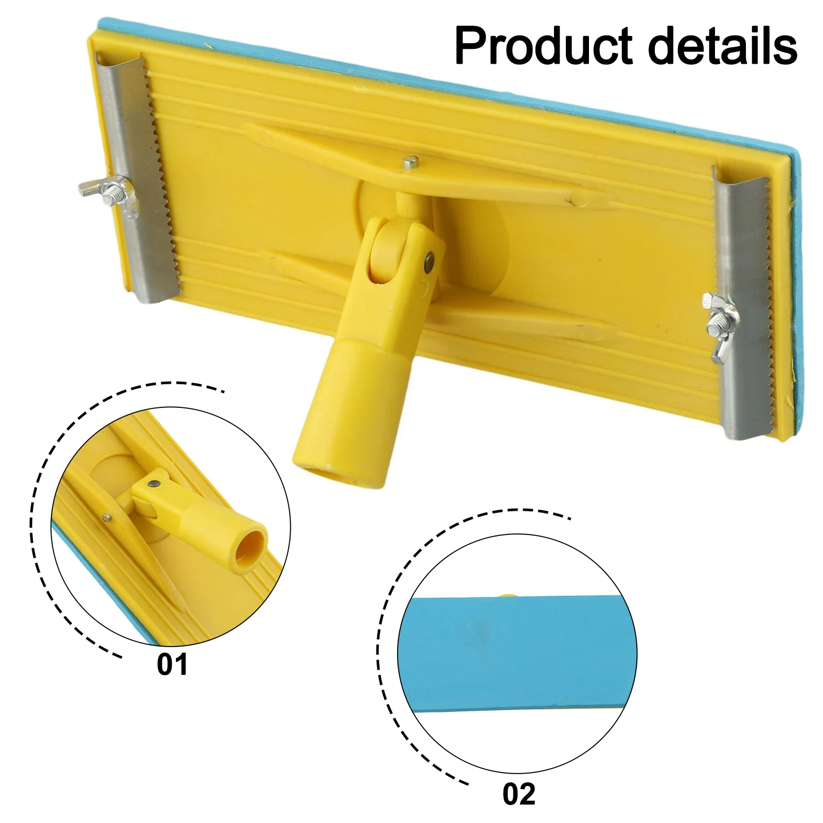 Sandpaper Holder Polishing Tool Plasitc Hand Sander Holder Sandpaper Frame Clip For Drywall Sanding Sander Head