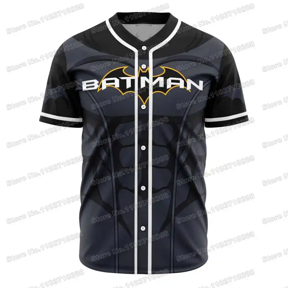 Kaus Jersey kartun Gym Super dapat disesuaikan permainan Baseball Golf memancing berkemah kaus gambar cetak nomor nama pribadi