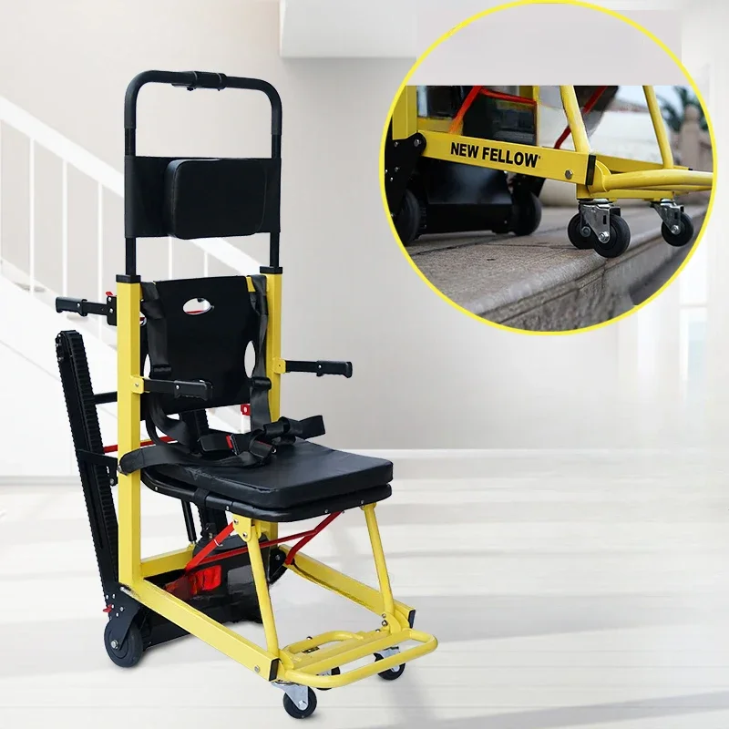 Electric stair climbing machine crawler stretcher electric stair climbing wheelchair folding stair climbing machine