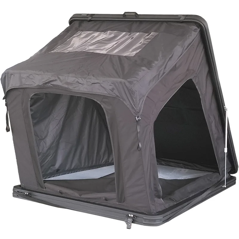 

Roof tent free of construction, automatic quick opening, rainproof camping equipment SUV car aluminum alloy hard top tent