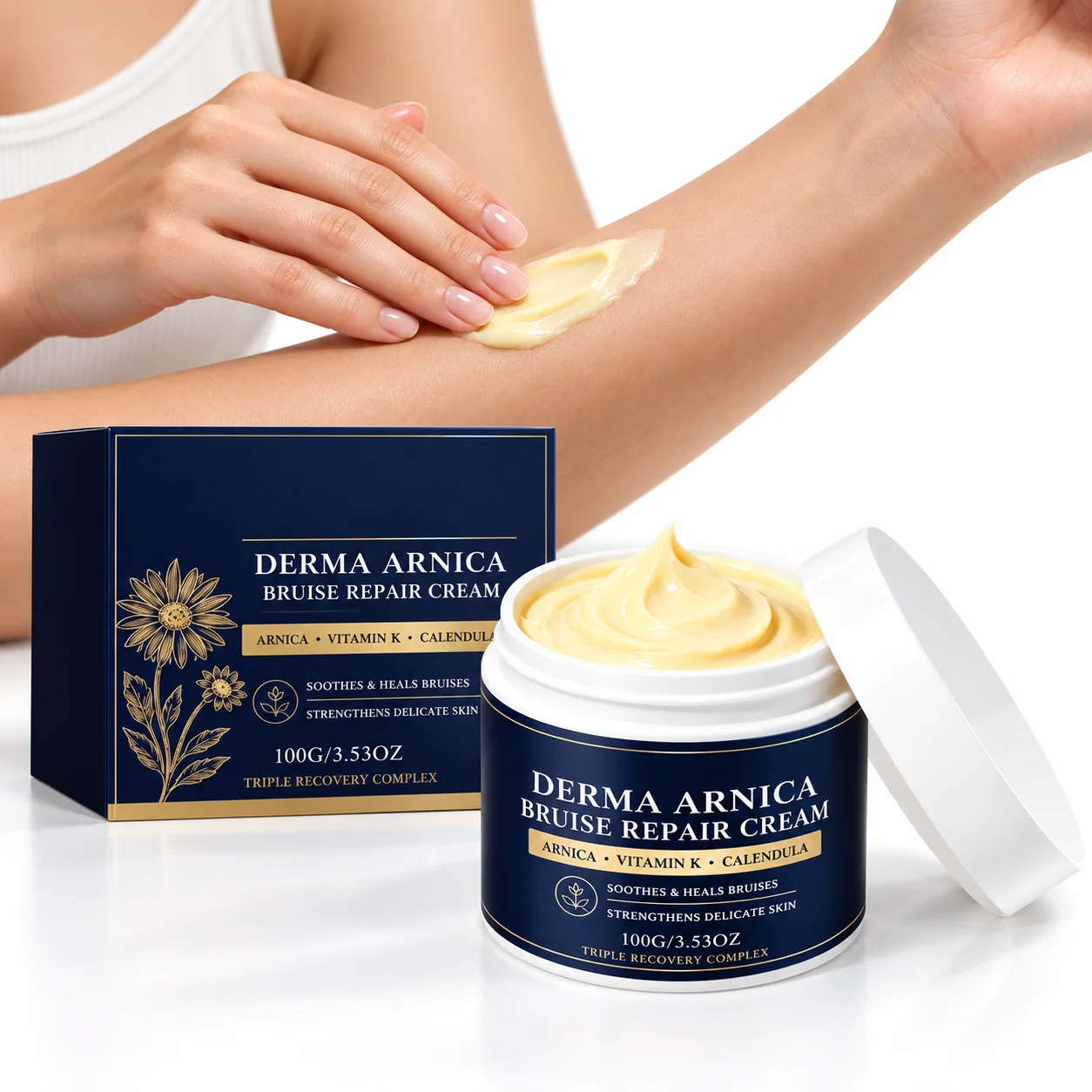 Soothing Body Moisturizer for Sensitive Skin Gentle Plant Extract Cream for Dryness Tightness and Daily Skin Care